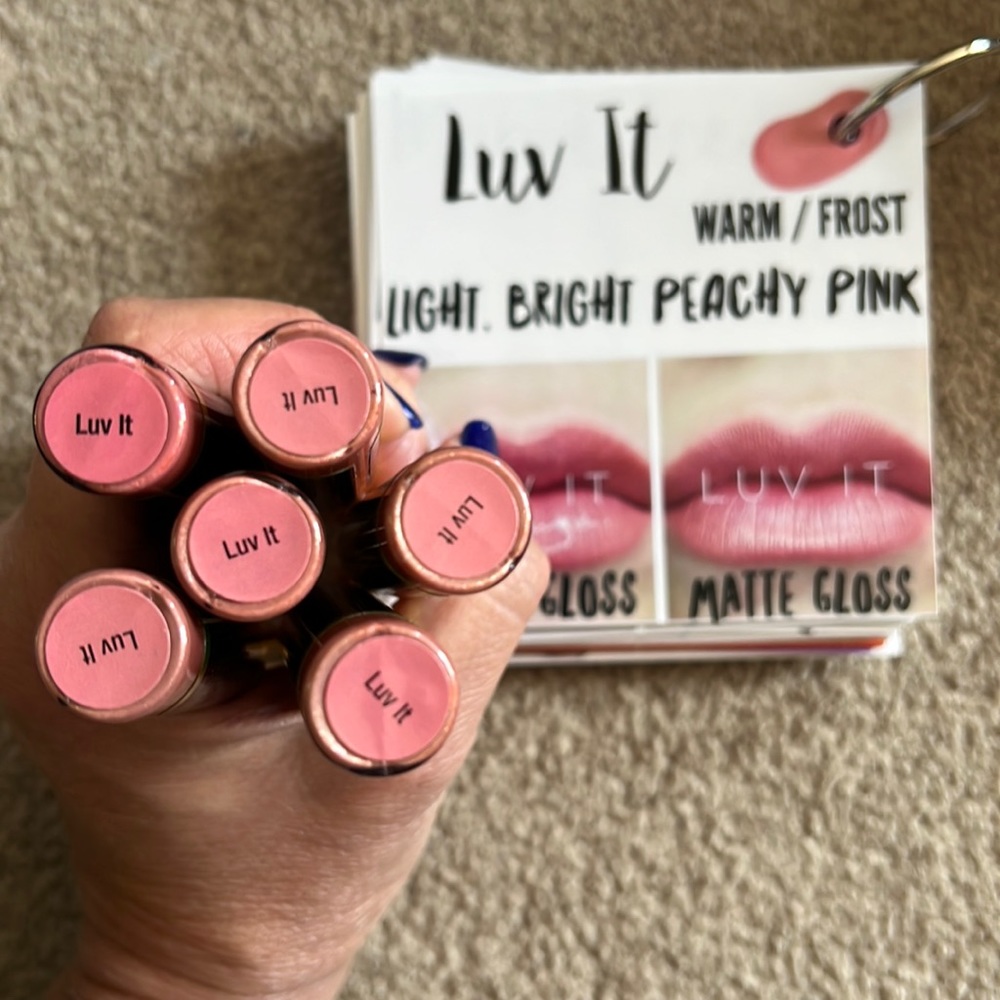 LipSense: Luv It. New. Sealed. There are 6 available for $15 each.